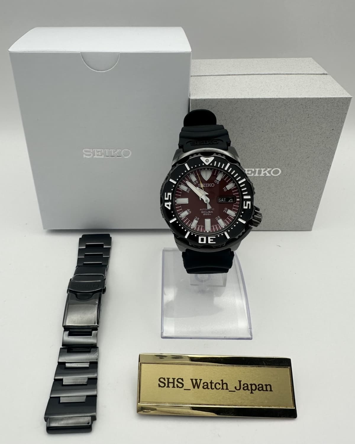 ▶️ [Exc+4 w/Box] SEIKO Night Monster 7S26-03G0 Automatic Men's Watch From JAPAN