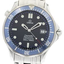 OMEGA Seamaster300 2531.80 Date Navy Dial Automatic Men's Watch_900747