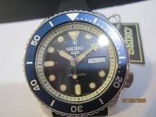 SEIKO MEN'S WATCH AUTOMATIC SPORTS S/S RUBBER ORIGINAL SRPD93 NEW