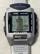 CASIO WQV-1 Wrist Camera Timepiece Digital Date Function Authentic Vintage