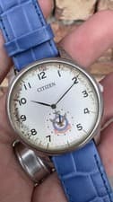 Vintage Citizen Quartz PAF Pakistan Air Force Side Second Watch 1045-S003938HSW