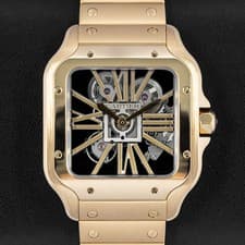 Cartier Santos de Cartier Skeleton WHSA0042