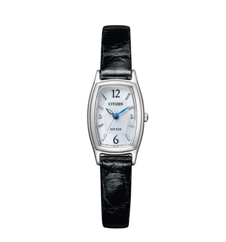 Citizen Collection EW5591-51L Eco-Drive Navy Blue Square Sapphire Ladies Watch