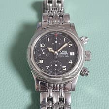 Oris Big Crown Chronograph Automatic Watch Ref. 7480 Auto Chrono 39mm .045