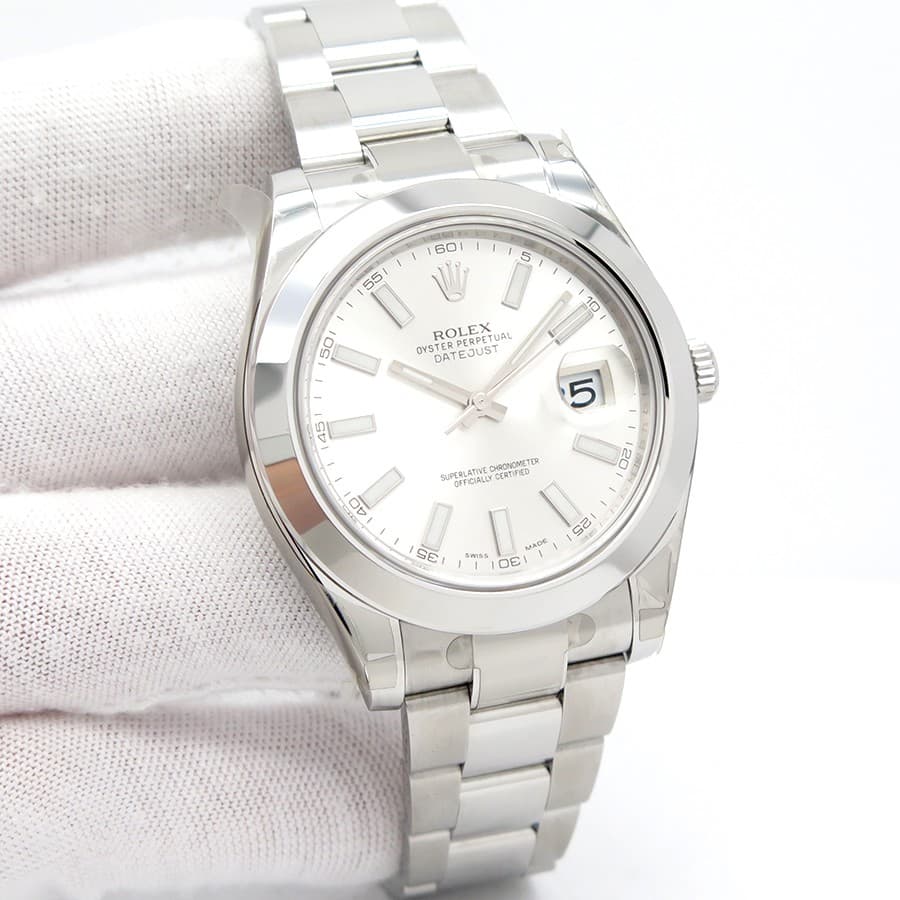 Rolex 116300 Datejust II with Silver Stick Dial on Oyster