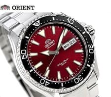 Orient Sports RN-AA0003R Kamasu Red Automatic Diver Watch Made in Japan JDM NEW