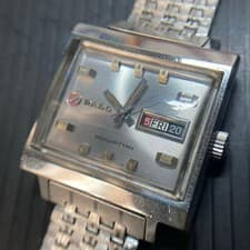 RADO Manhattan Automatic Wristwatch Timepiece Men's Vintage Ready to Use
