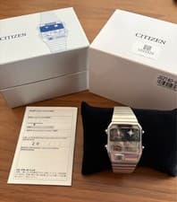 Citizen Ana-Digi Temp E26 Cassiopeia Railway Ueno 140th Limited Edition NEW