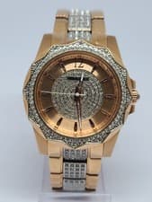 WITTNAUER GOLD TONE DIAMOND ACCENT WATCH FOR WOMEN MW5-36