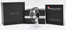 [N MINT in Box] Hamilton Khaki Field H704450 Black Dial Date 38mm AT Men's Watch