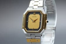 [Near MINT] SEIKO Credor 8420-5360 23mm Gold Dial 18KT 14KT Quartz Women's Watch
