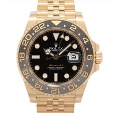 Rolex GMT Master II 126718GRNR YG YG AT black dial