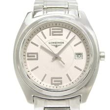 LONGINES Conquest Watches L3.632.4 Silver WhiteDial Stainless Steel Quartz...