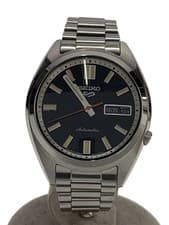 SEIKO Automatic Wristwatch 5 Sports SNXS Series Analog Stainless BLK SLV SBSA255