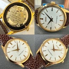 Rare March 1997 JDM Seiko SCVG004 4S24-0070 Hi-Beat 28800 Manual Wind Men’s