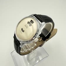 HOGA Directime 9038T Vintage Men's Watch 34.5mm Automatic 17J Jump Hour Disc