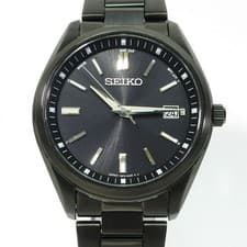 SEIKO SBTM325 Selection S Series Analog Solar Watch Black