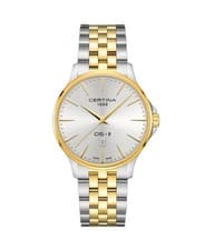 CERTINA Men Analog Quartz Casual Watch Classic Dress Silver Dial Waterproof Roun