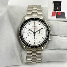 2024 Omega Speedmaster Moonwatch 310.30.42.50.04.001 42MM White Steel Box Papers