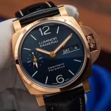 PANERAI Luminor Perpetual Calendar Goldtech Blue Dial 44mm PAM00742