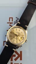 Vintage Rolex Datejust 1601 Champagne Dial Two-Tone Men's Automatic Watch 1981