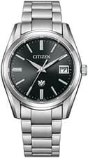 The CITIZEN AQ4080-52E Eco-Drive Solar Watch Black Dial Sapphire Crystal Men's