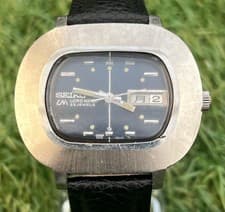 Seiko LM Lord Matic Automatic Mens Watch Vintage 1.7 in Wrist 7.5 in Analog