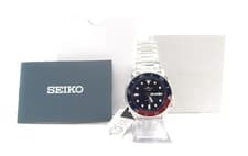 Seiko 5 Sports 4R36-07G0 SBSA003 Automatic Pepsi Bezel Blue Dial Watch #0003
