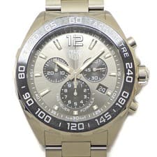 TAG Heuer Watch Formula 1 Chronograph CAZ1011.BA0842 Gray Black Dial SS Quartz