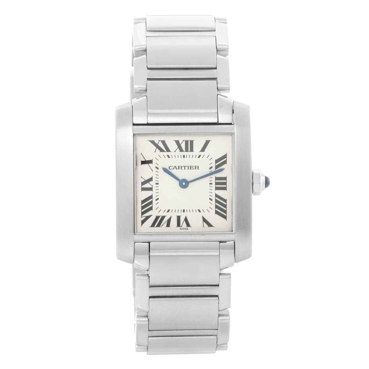 Cartier Tank Francaise  W51003Q3 2301 Midsize Stainless Steel Watch
