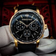Audemars Piguet Code 11.59 Black Dial Chronograph Rose Gold 26393OR.OO.A002KB.01