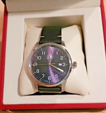 Wenger Swiss Made Military Terragraph Men's Wristwatch New with Original Box