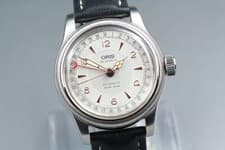 [Near MINT] ORIS Big Crown Pointer Date 7551 Gold Automatic Men's Watch JAPAN