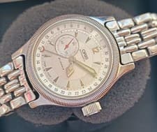 27 JEWELS SWISS MADE ORIS BIG CROWN MEN'S AUTOMATIC WATCH.