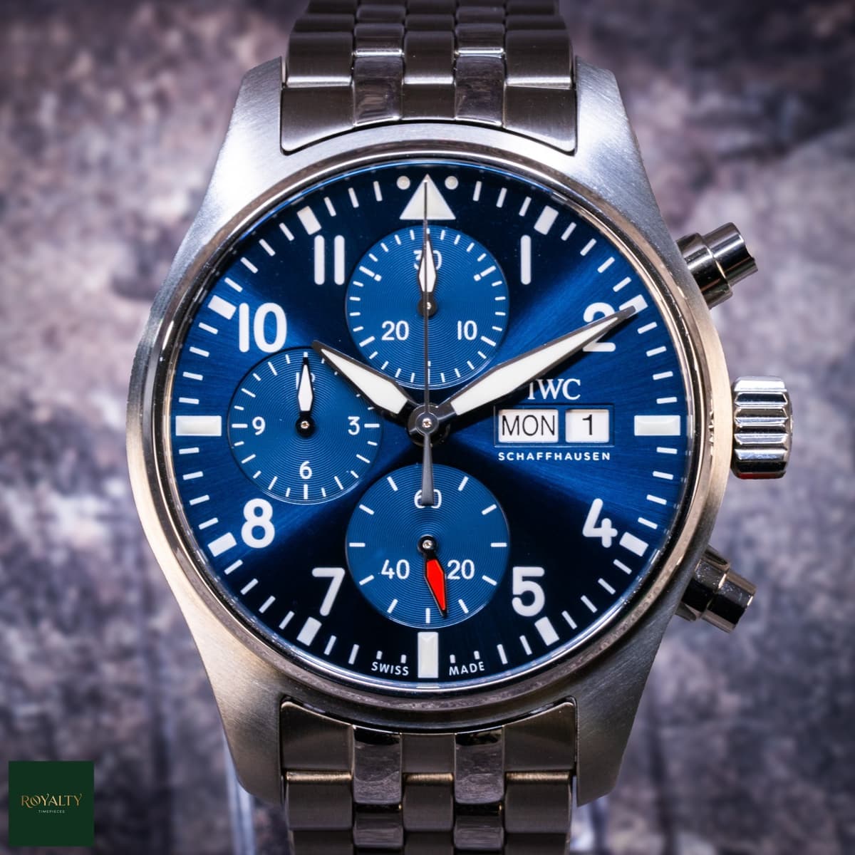 IWC Pilot's Watch Chrono 41mm IW388102 Blue Dial Steel 2025 Warranty Until 2033