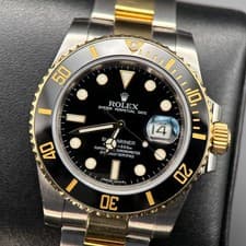 Rolex Submariner Date 116613 Black Dial Two-Tone Oyster 40mm Automatic Watch