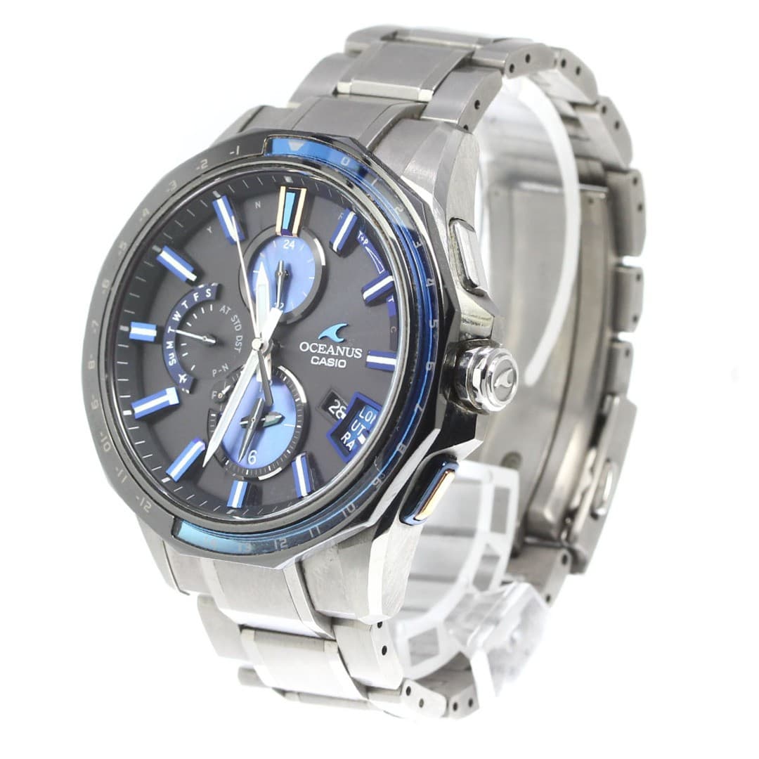 Casio Oceanus OCW-G2000C-1AJF Radio Solar Titanium Limited 1500 Men's Watch Used