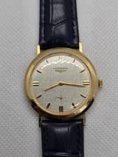 Vintage 1962 Longines 1116 Linen Dial