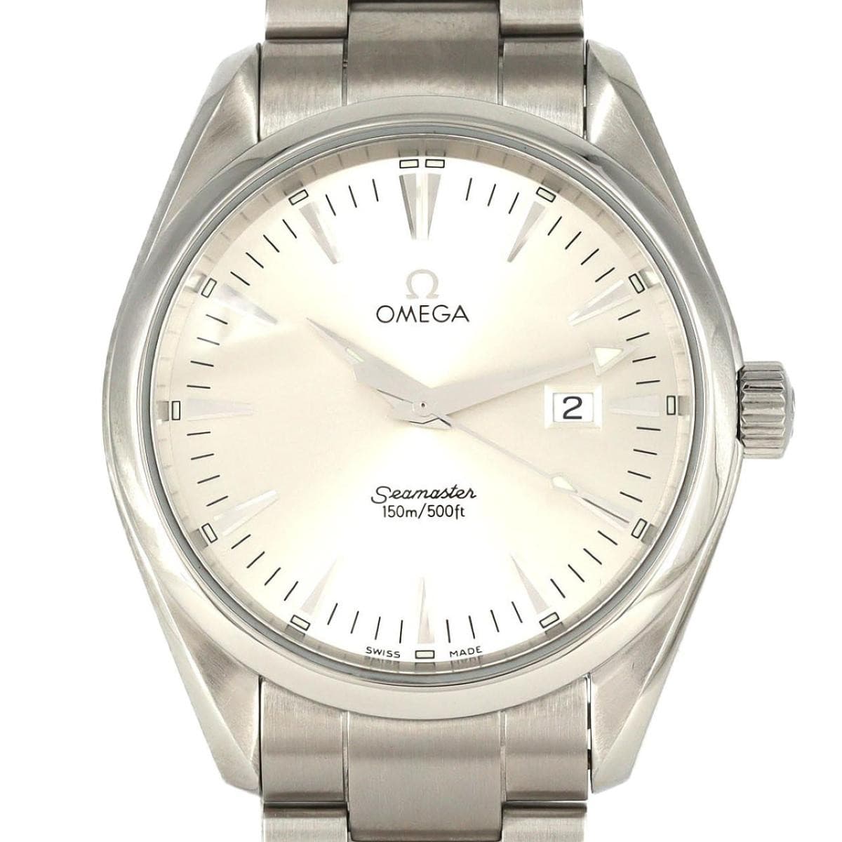 Omega Seamaster Aqua Terra 2517.30 Quartz Used Wrist watch 2002 Silver