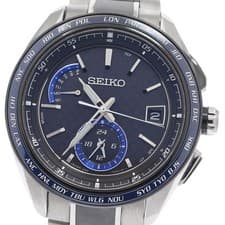 Seiko BRIGHTZ SAGA261/8B63-0AN0 Solar Radio Men's Watch Used From Japan