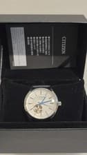 Citizen Mechanical Watch Open Heart White Sapphire Glass New Unused