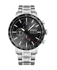 ADRIATICA Men Casual Watch Classic Dress Black Dial Waterproof Luxury Swiss 45mm