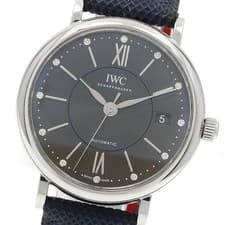 IWC SCHAFFHAUSEN Portofino IW458102 12P diamond gray Dial Automatic Boy's_954108