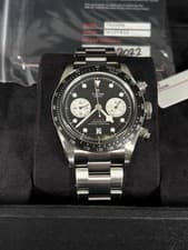 New Tudor Black Bay Chrono Chronograph Black Dial Panda Men's Watch 79360N 41mm