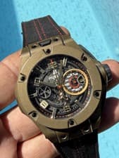 Hublot Big Bang Unico Magic Gold 18K Skeleton Chrono  411.MX.1138.RX Retail $50k