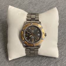 Estate Men's Tag Heuer WN1154  Model 2000 Professional Watch 18k/SS