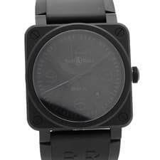 Bell & Ross Phantom Ceramic BR0392-PHANTOM-CE Black Dial Men's Watch GZl1gyht