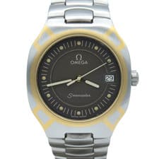 1988 Omega Seamaster Polaris 396.1022 18k Gold & Steel Date 31MM Unisex midsize