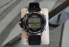 CASIO DEP-610 PROFESSIONAL DIVERS WATCH DEPTH & THERMO SENSOR PROTREK PRT TS BM