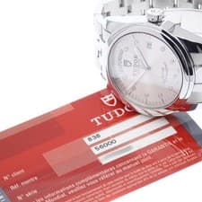 TUDOR GLAMOUR 56000 39mm SS Silver Dial Automatic Day-Date #C221